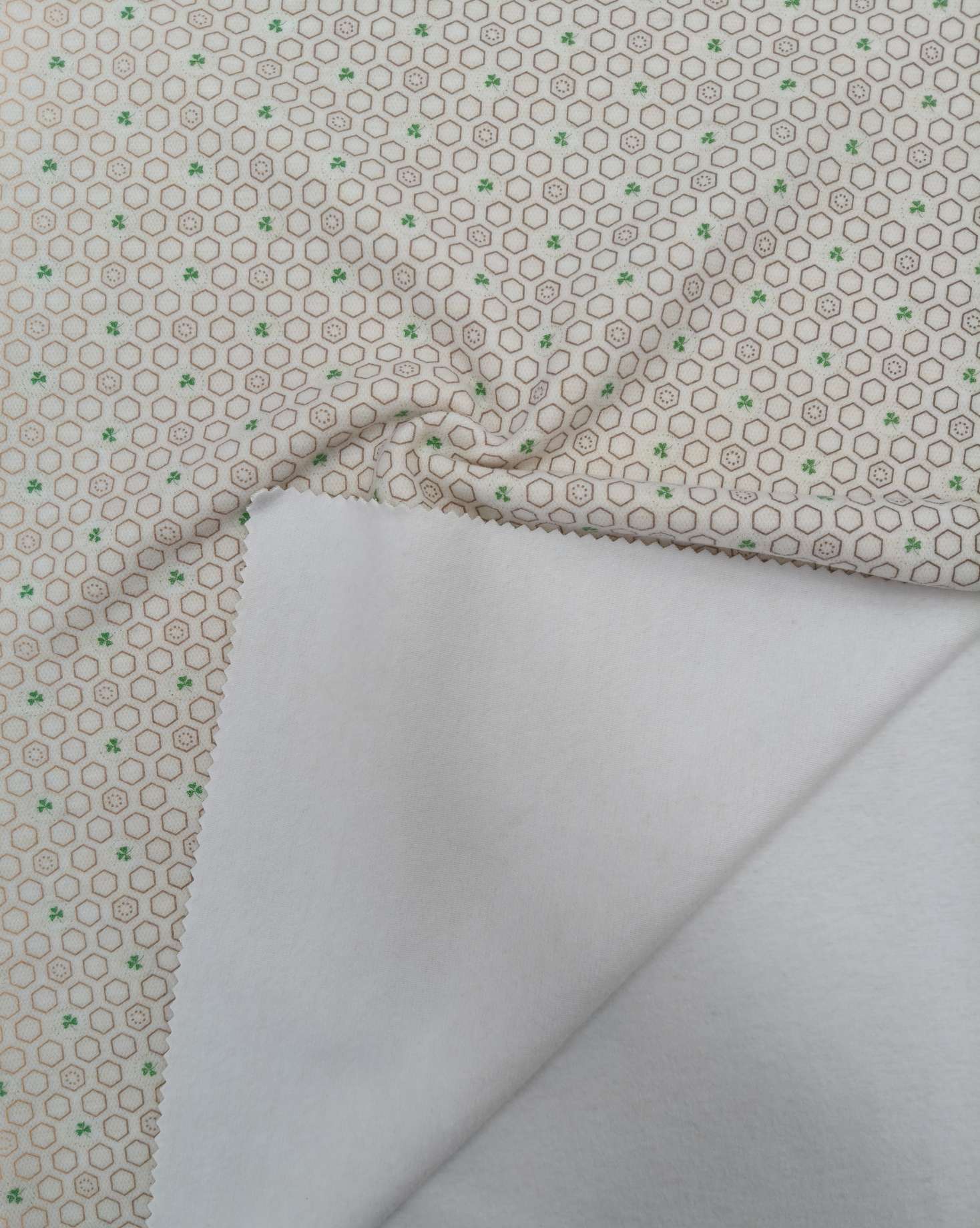Down, silk, temperature-sensitive printed checkered velvet Item Picture