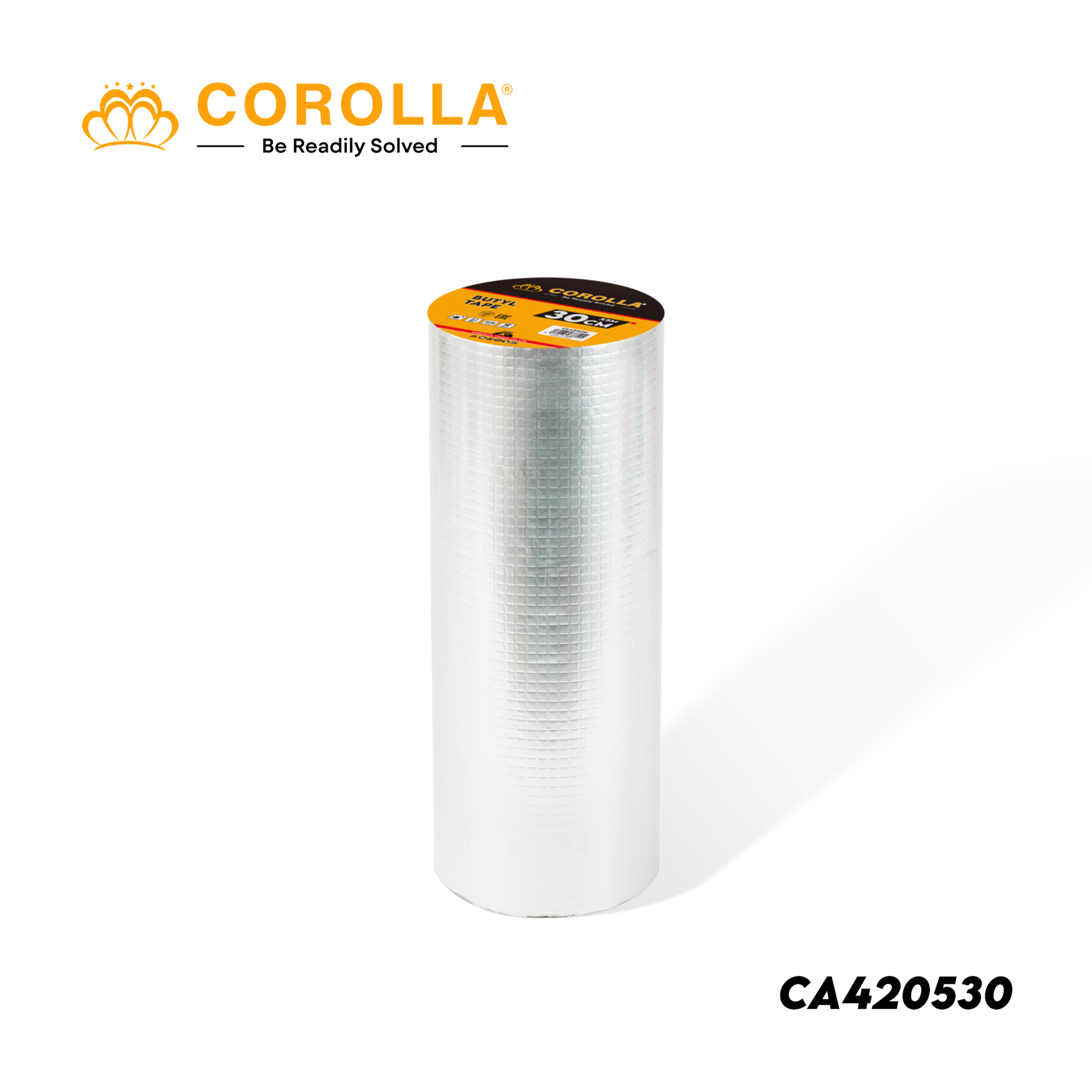 CA420530  COROLLA银色布基胶带基胶带银色防水免水牛皮纸宽胶带