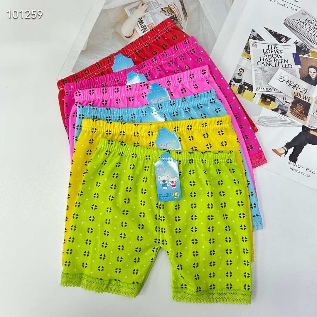 DD-8335# Children's leg Pants, printed children's shorts, Women's leggings, Primary School children's leggings, best-selling African children's underwear, Safety pants, QNI Specification drawing