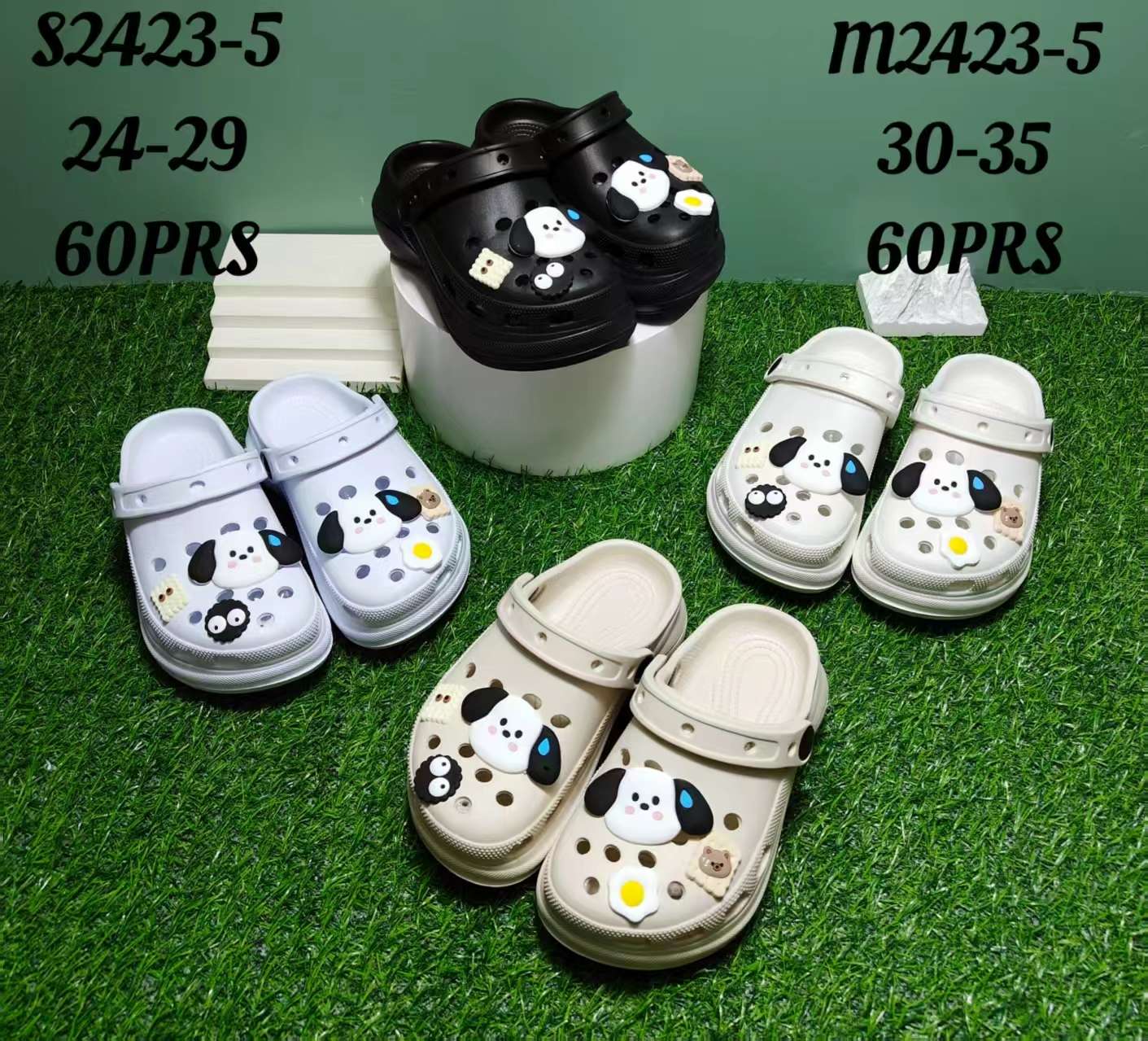 Children's sandals, cartoon shoes, flower shoes, crocs, sandals, children's shoes Item Picture