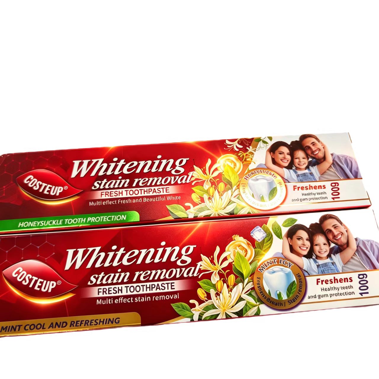 Costeup Whitening serie dentífrico desmancha refrescar aliento protector gingival dentífrico Specification image