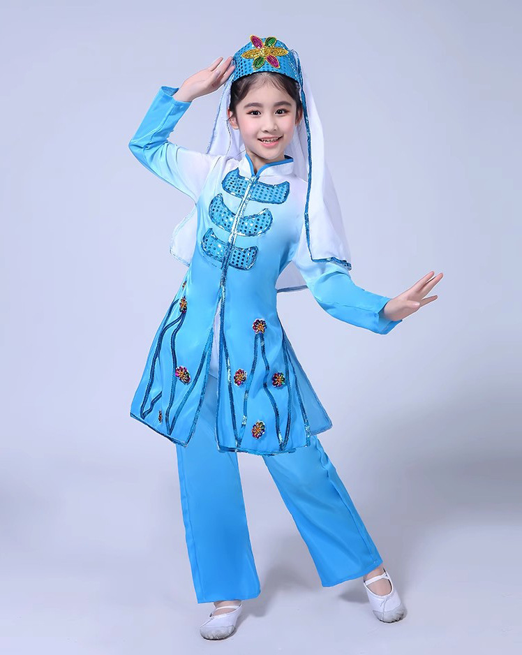New Hui ethnic dance performance costumes, parent-child fashion show costumes, men's and women's ethnic minority style performance costumes, adult Arabic costumes Application Scenario