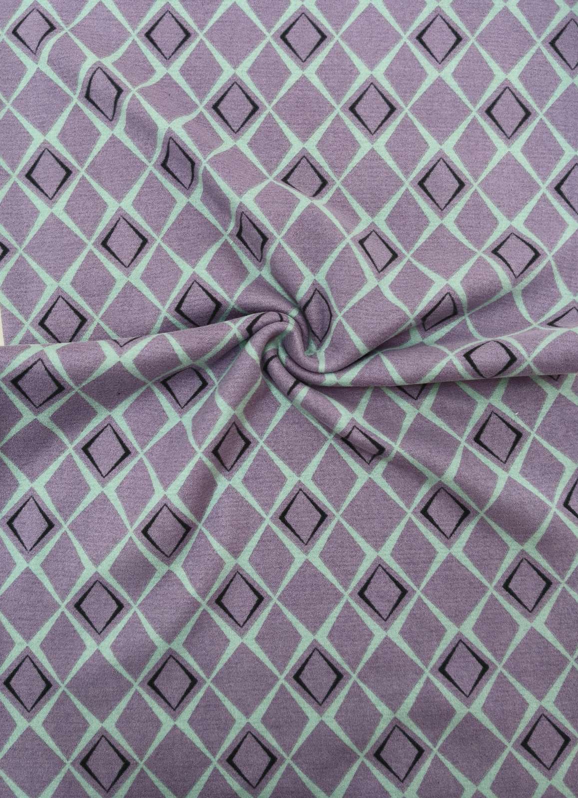 The natural blended fabric with wool and silk printing is soft, glutinous and more skin-friendly. The high-definition printing process is durable and not easy to fade detail image 3