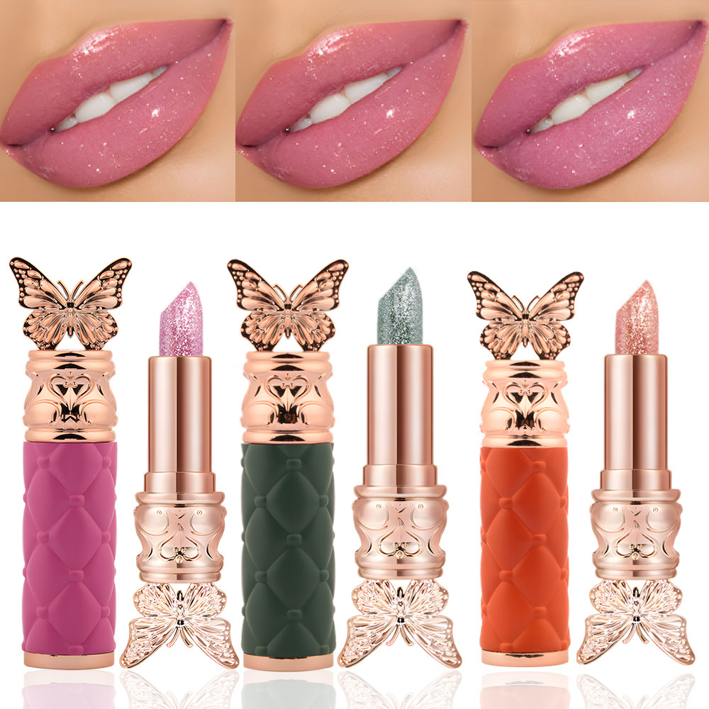 QICIY tricolor pearls color color labial hidratado y duradero Item Picture