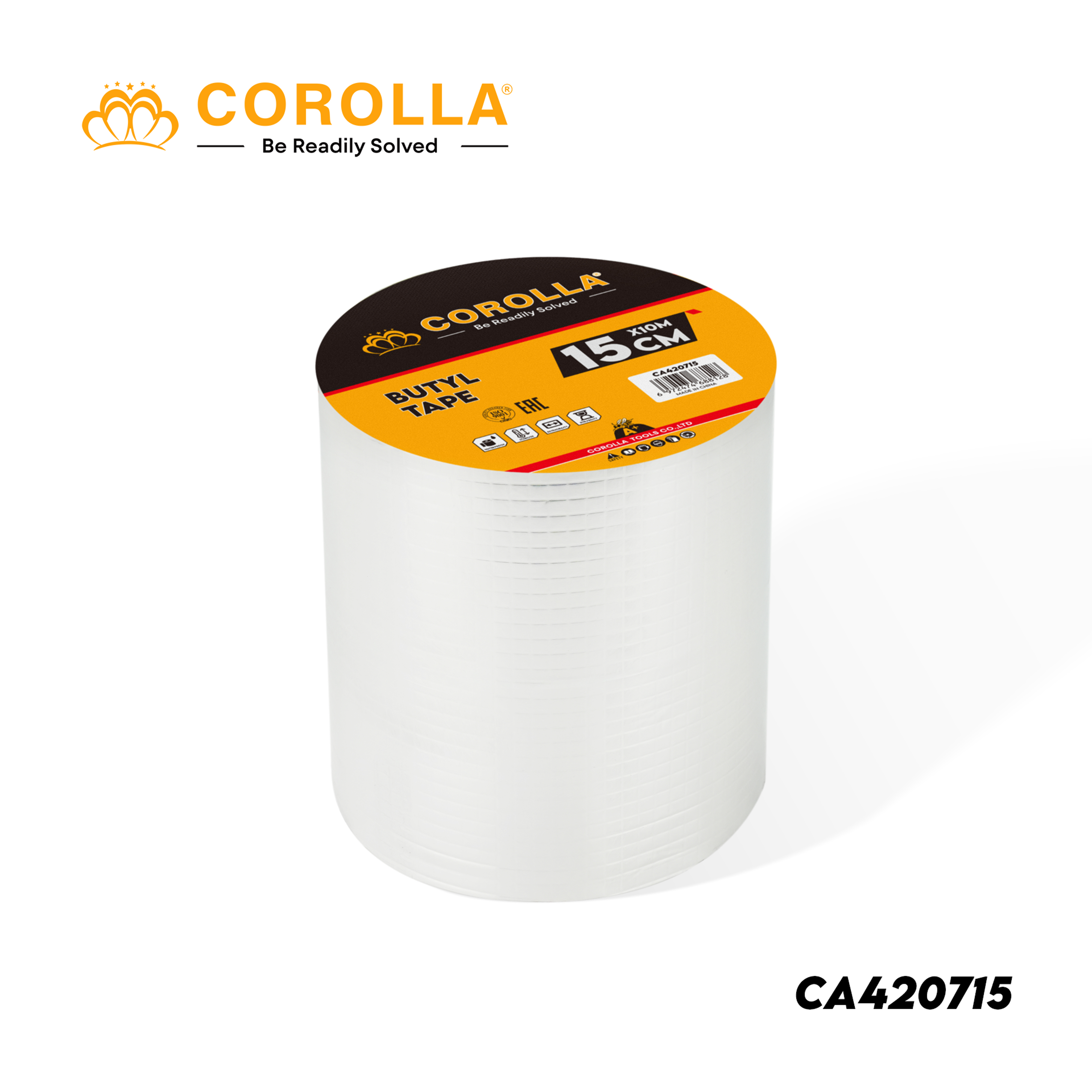 CA420715  COROLLA银色布基胶带基胶带白色胶带COROLLA丁基胶带防水漏胶带