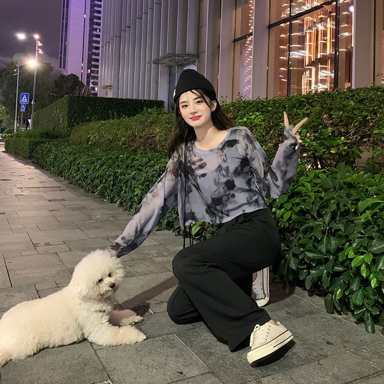 网布印花网布扎染韩国网印花，韩国网扎染，美国网印花，美国网扎染砖块往印花砖块往扎染防晒衣空调衣空调罩防晒口罩防晒袖防晒套详情图19