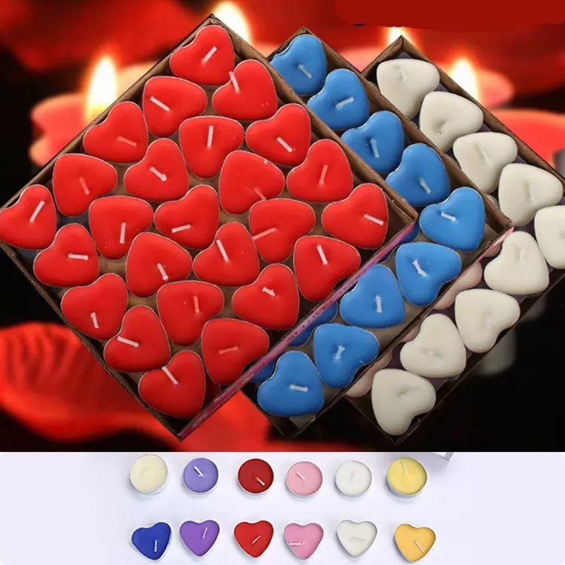 tea light 心形蜡烛生日求婚表白装饰无烟浪漫情人节茶蜡茶蜡茶蜡tea light 心形蜡烛生日求婚表白装饰无烟浪详情3