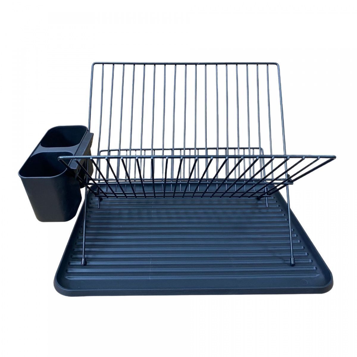 Kitchen sink, plate, sink, tabletop, chopsticks, bowls and plates, storage rack, spoon, multi-functional counter, draining basket, multi-layer black and white detail image 9