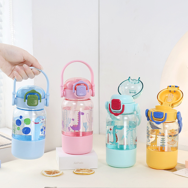 The new X152-2049 children's straw cup is a multi-functional, portable, cute and heat-resistant space cup for summer details Picture