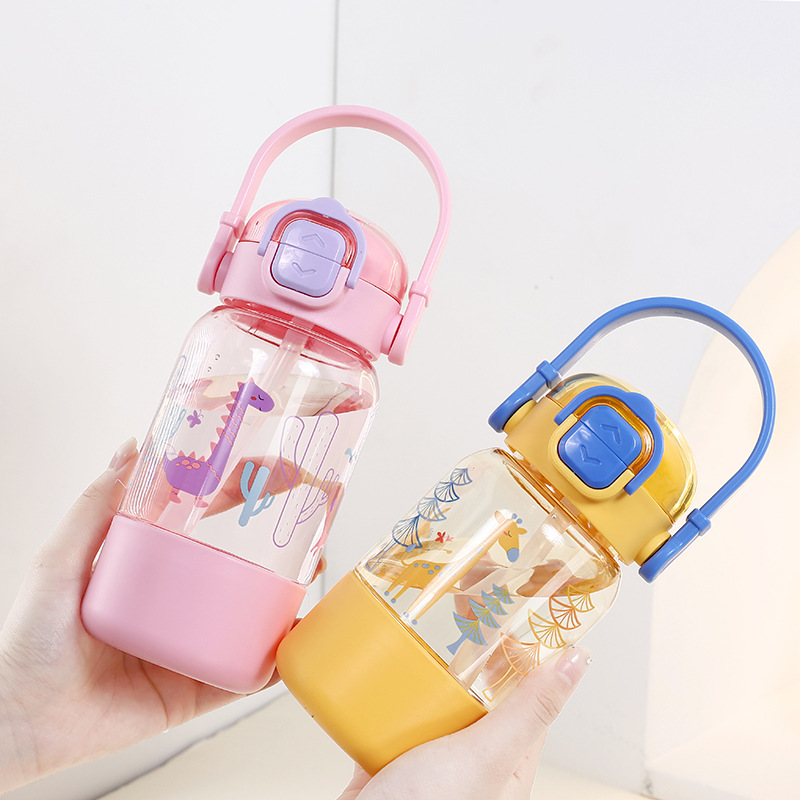 The new X152-2049 children's straw cup is a multi-functional, portable, cute and heat-resistant space cup for summer Specification image