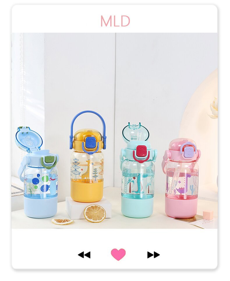 The new X152-2049 children's straw cup is a multi-functional, portable, cute and heat-resistant space cup for summer detail image 4