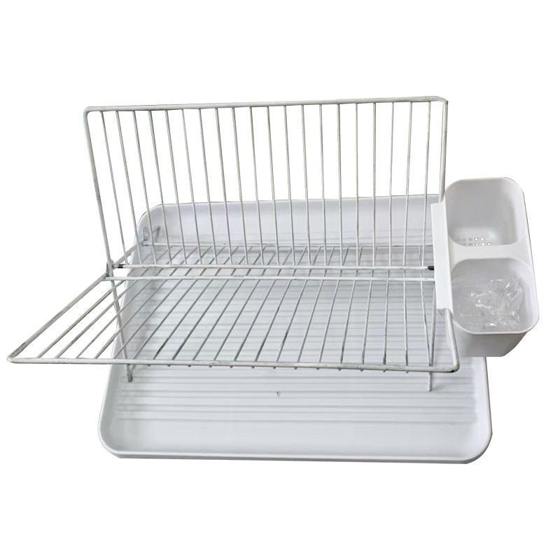 Kitchen sink, plate, sink, tabletop, chopsticks, bowls and plates, storage rack, spoon, multi-functional counter, draining basket, multi-layer black and white detail image 11