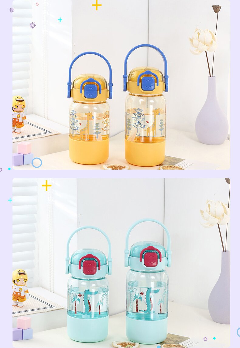 The new X152-2049 children's straw cup is a multi-functional, portable, cute and heat-resistant space cup for summer detail image 6