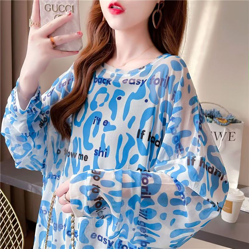 Mesh printing. Korean screen printing. American screen printing. Polyester spandex screen printing. Tie-dyed and printed sun-protective clothing. Air-conditioned clothing. Air-conditioned shirt smock. Sleeve sun protection mask. Sun protection hat net. detail image 4