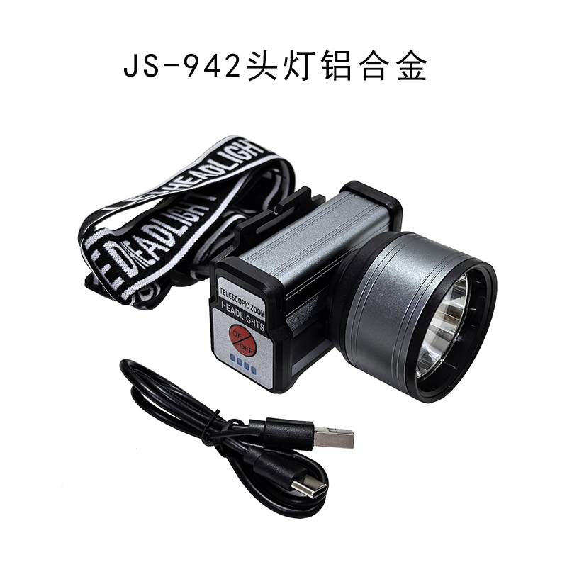 JS-940, JS-941, JS-942, JS-943USB pantalla de batería recargable lámpara de cabeza láser blanco lámpara de conducción lámpara de camping al aire libre lámpara de mina lámpara de cabeza de mantenimiento Application Scenario