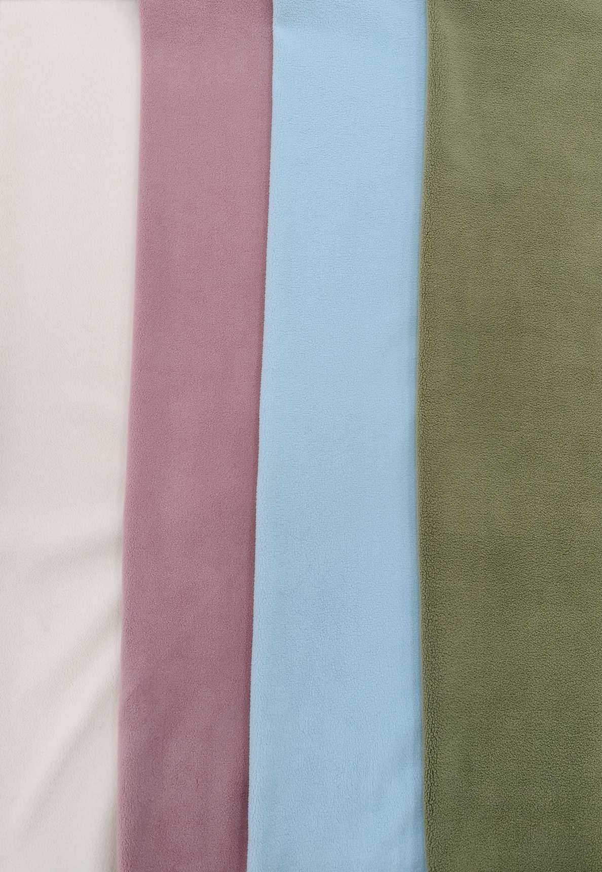 Single-sided solid color fleece, with a variety of colors