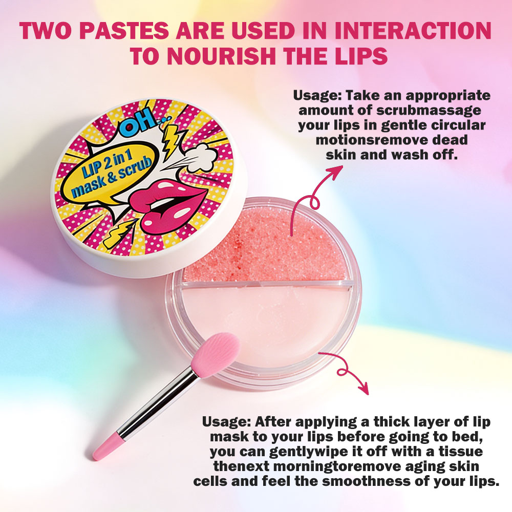 QICIY Lip Two-in-one Scrub and Lipstick Repair and Brightening Application Scenario