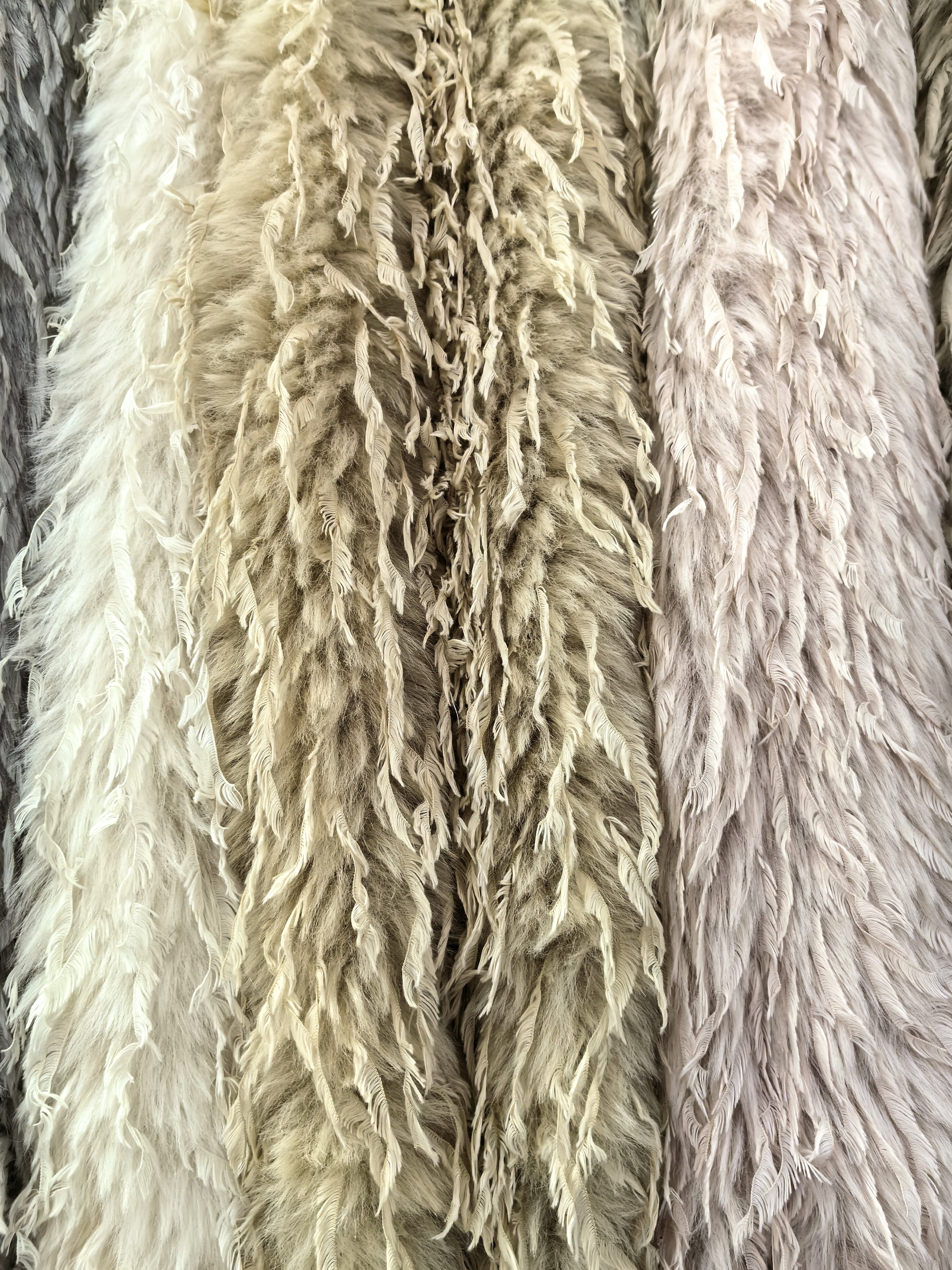 Plush fabric, feather down, feather feather Toka bag and clothing fabric Specification image