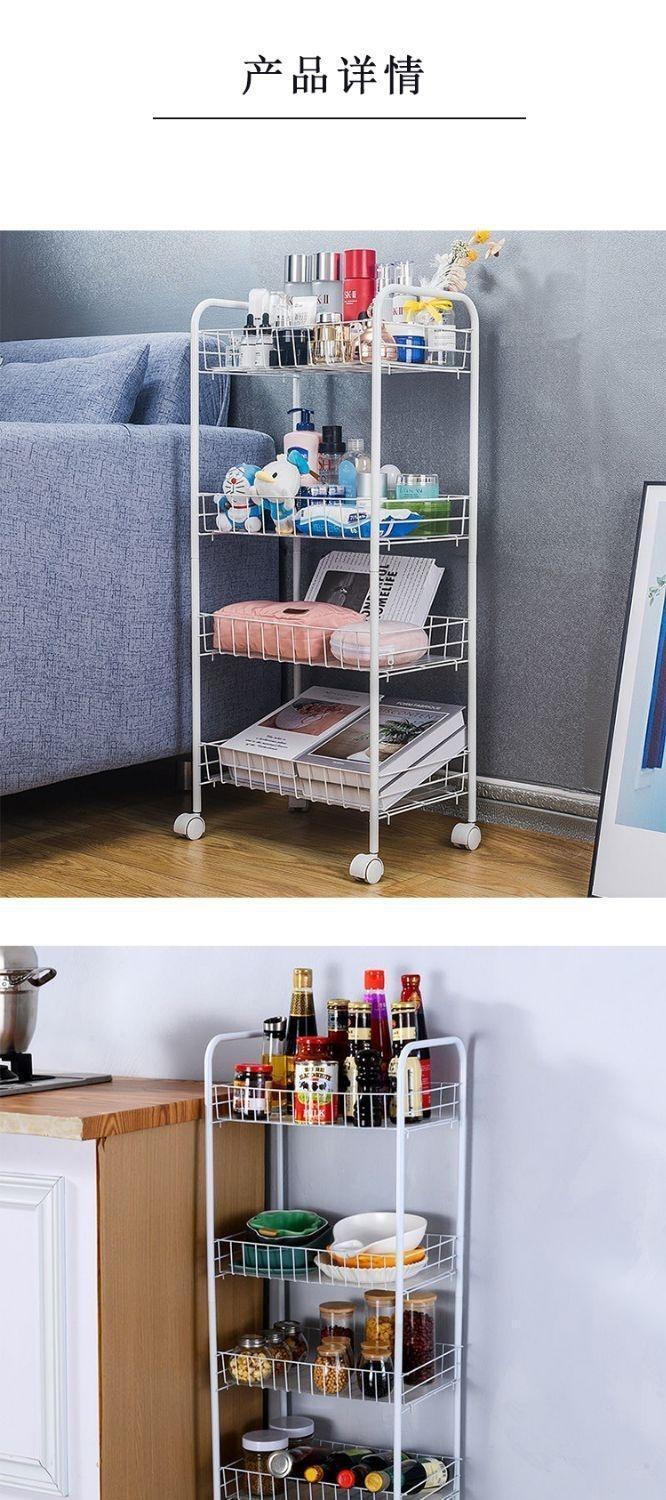Source factory welcomes inquiries. Wholesale of kitchen, bedroom and bathroom shelves, household snacks, refrigerator narrow slit small shelves detail image 5