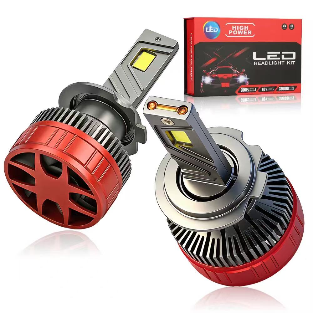 Car LED headlights 130W, high-brightness led spotlights H1H3H4H7 9005, high beams V130 type pic 1