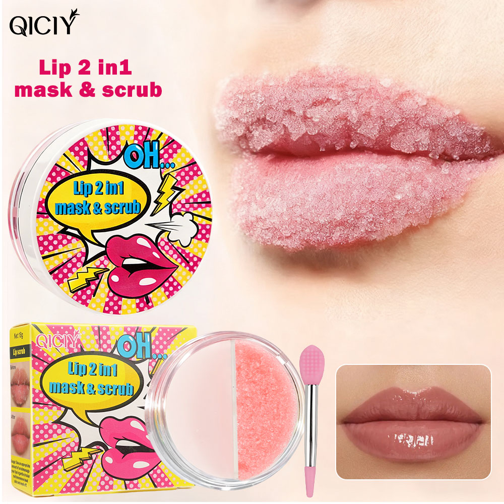 QICIY Lip Two-in-one Scrub and Lipstick Repair and Brightening