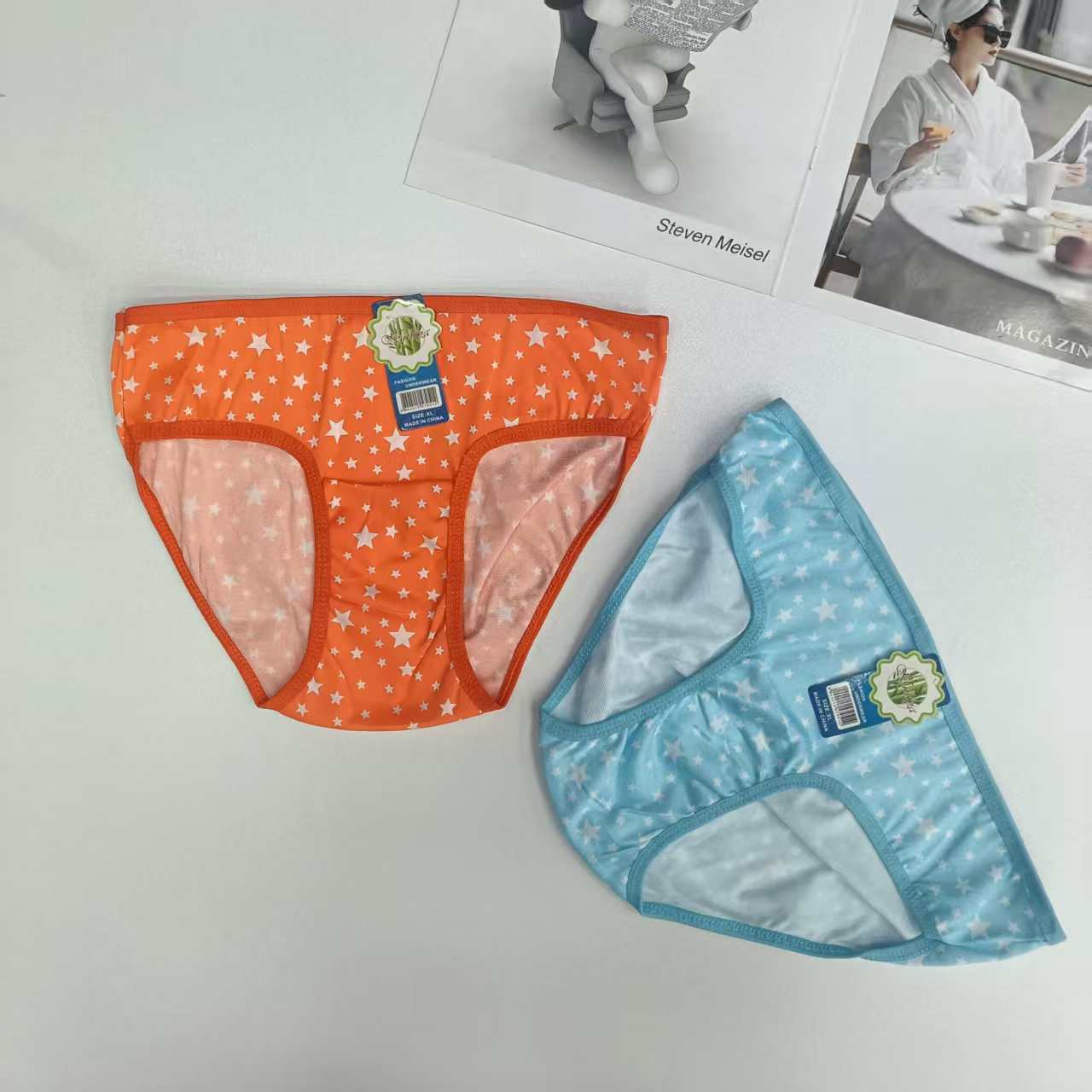 DD-513 #XL export Underwear, women's underwear, Milk silk-screen printed women's underwear, Women's briefs, underwear, QNI details Picture