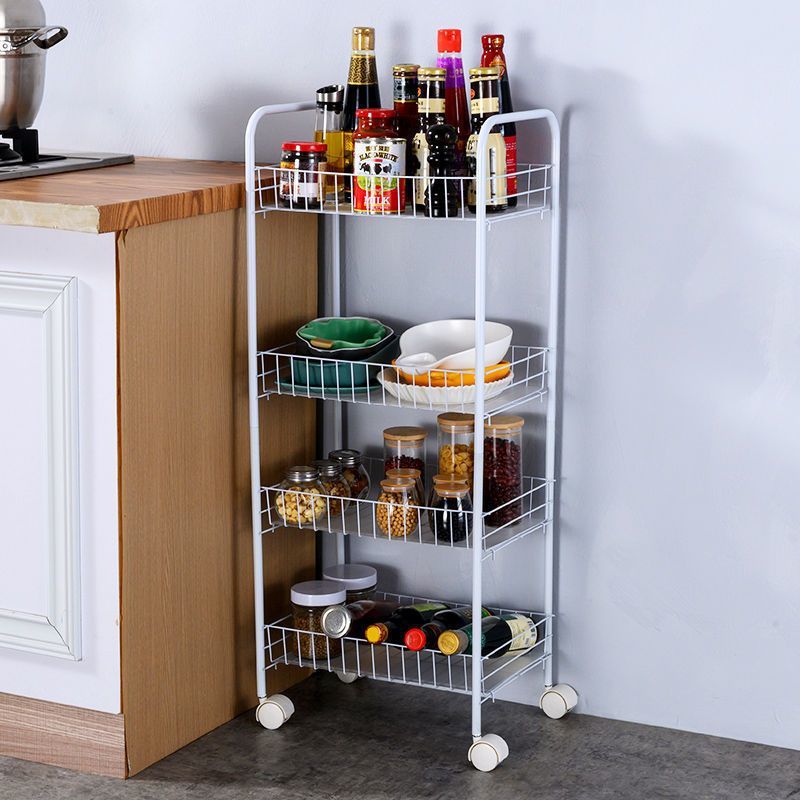 Source factory welcomes inquiries. Wholesale of kitchen, bedroom and bathroom shelves, household snacks, refrigerator narrow slit small shelves Application Scenario