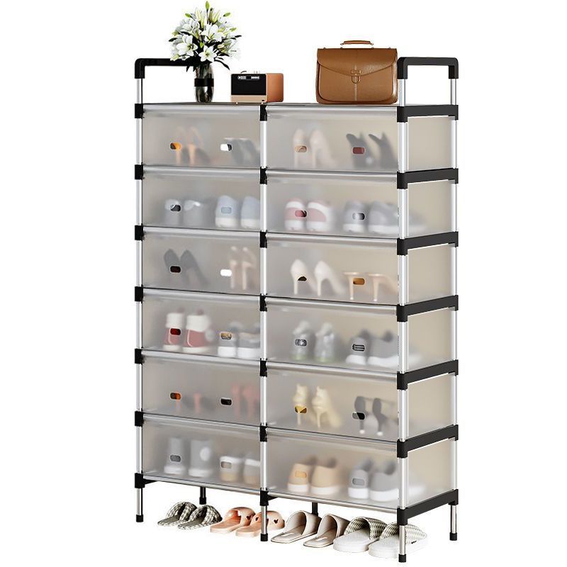 Simple, sturdy and durable dust-proof rack, thickened dormitory storage shoe cabinet, large household capacity multi-story rental house, Internet celebrity Application Scenario