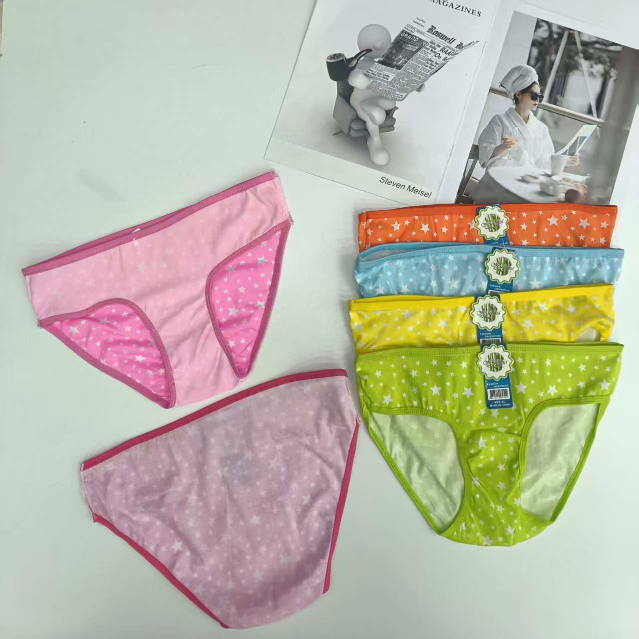 DD-513 #XL export Underwear, women's underwear, Milk silk-screen printed women's underwear, Women's briefs, underwear, QNI Item Picture