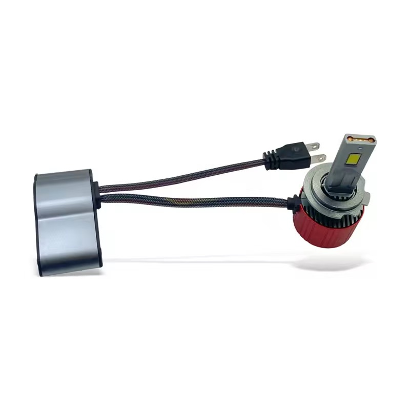 Dual copper tube automotive led headlights H7H4 high-power headlamps, ultra-bright integrated high and low beam headlights, 100W high brightness pic 4