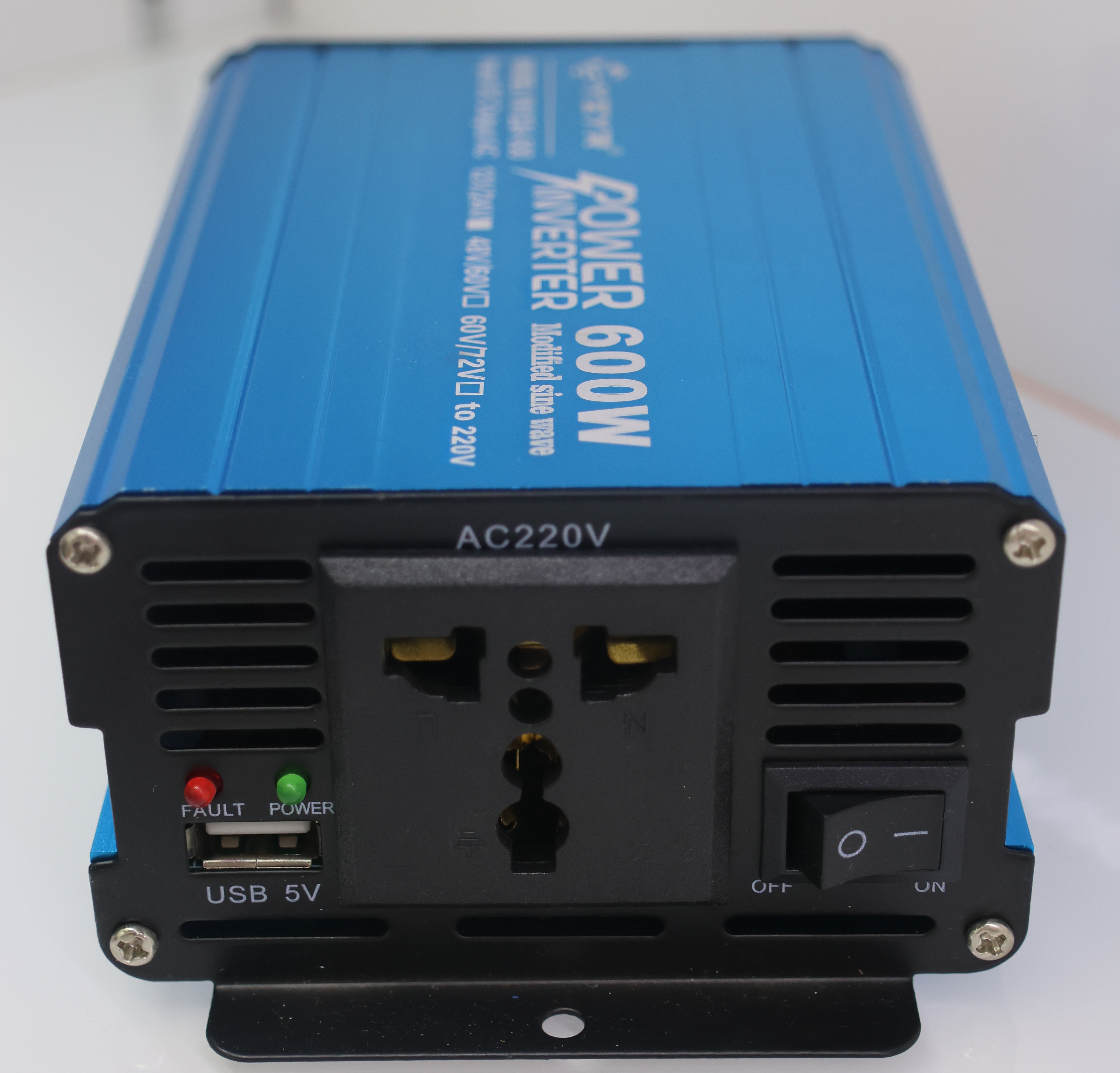 YEYR600W blue power inverter 12V/24V-220V household photovoltaic inverter pic 4
