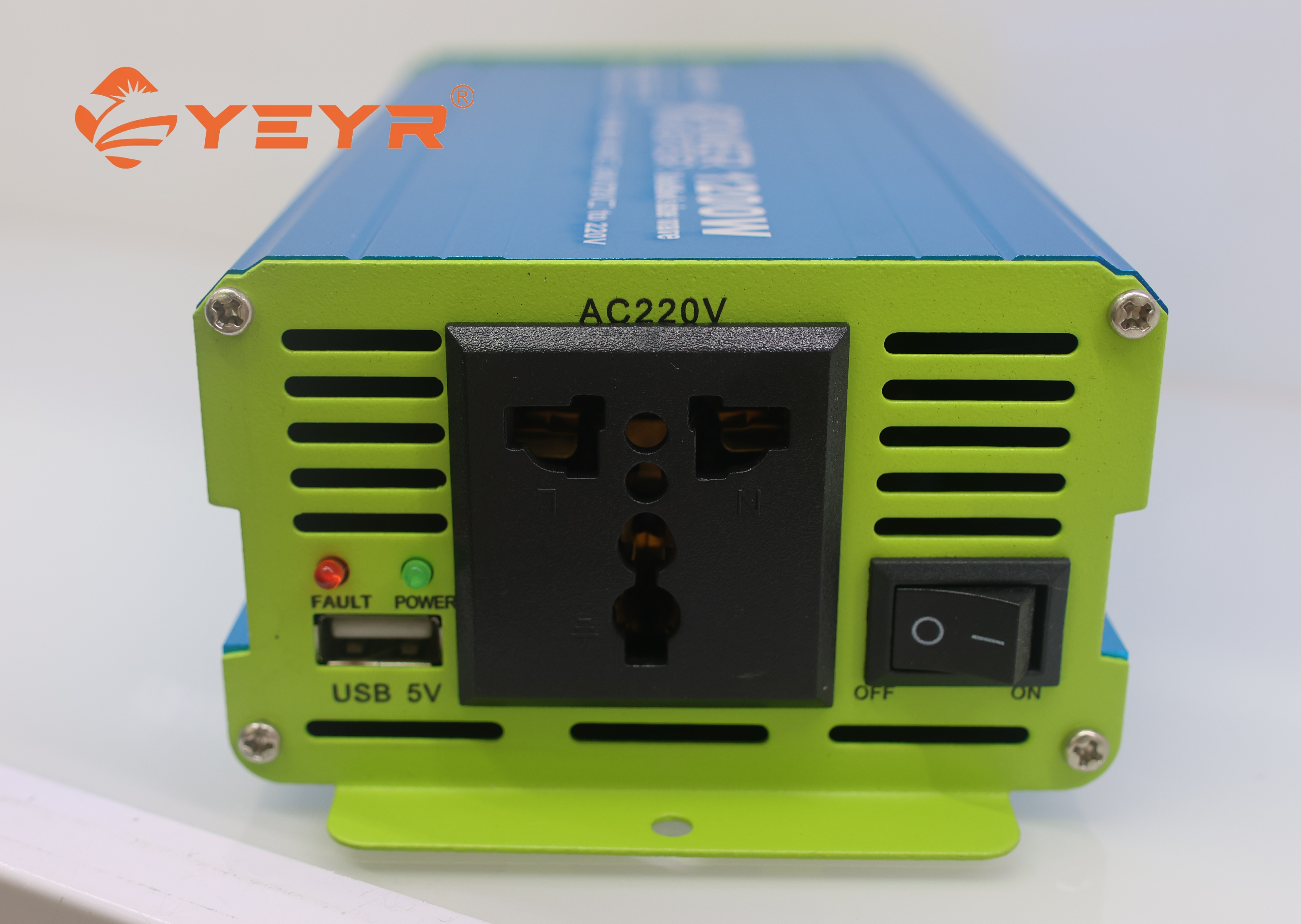 YEYR1200W blue power inverter 12V/24V-220V household photovoltaic inverter Specification image