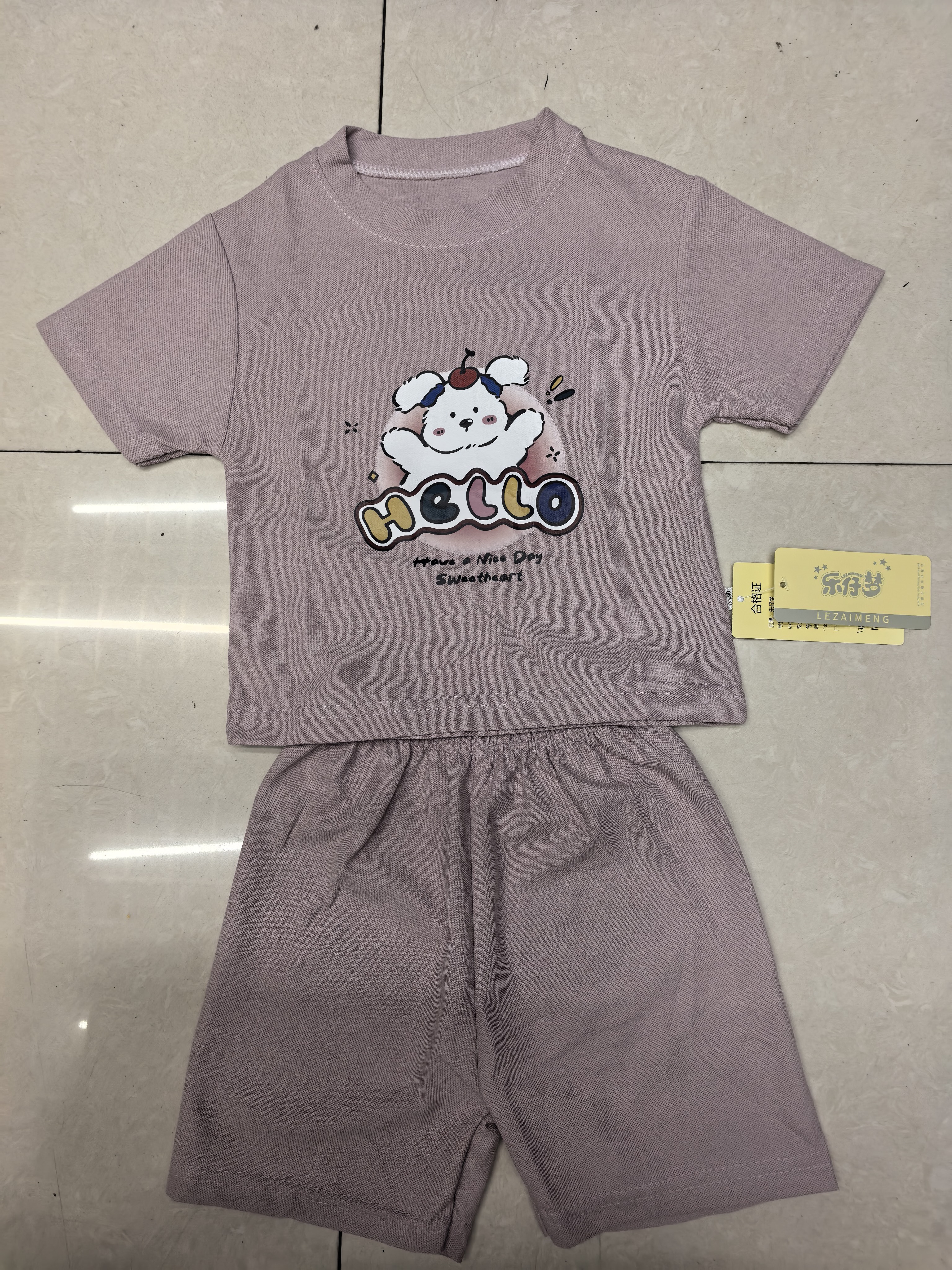 儿童针织短套产品图