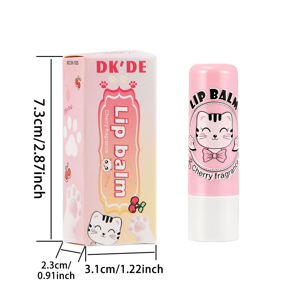 DK'DE 猫爪润唇膏润唇养护唇部彩妆二合一长效修护详情6