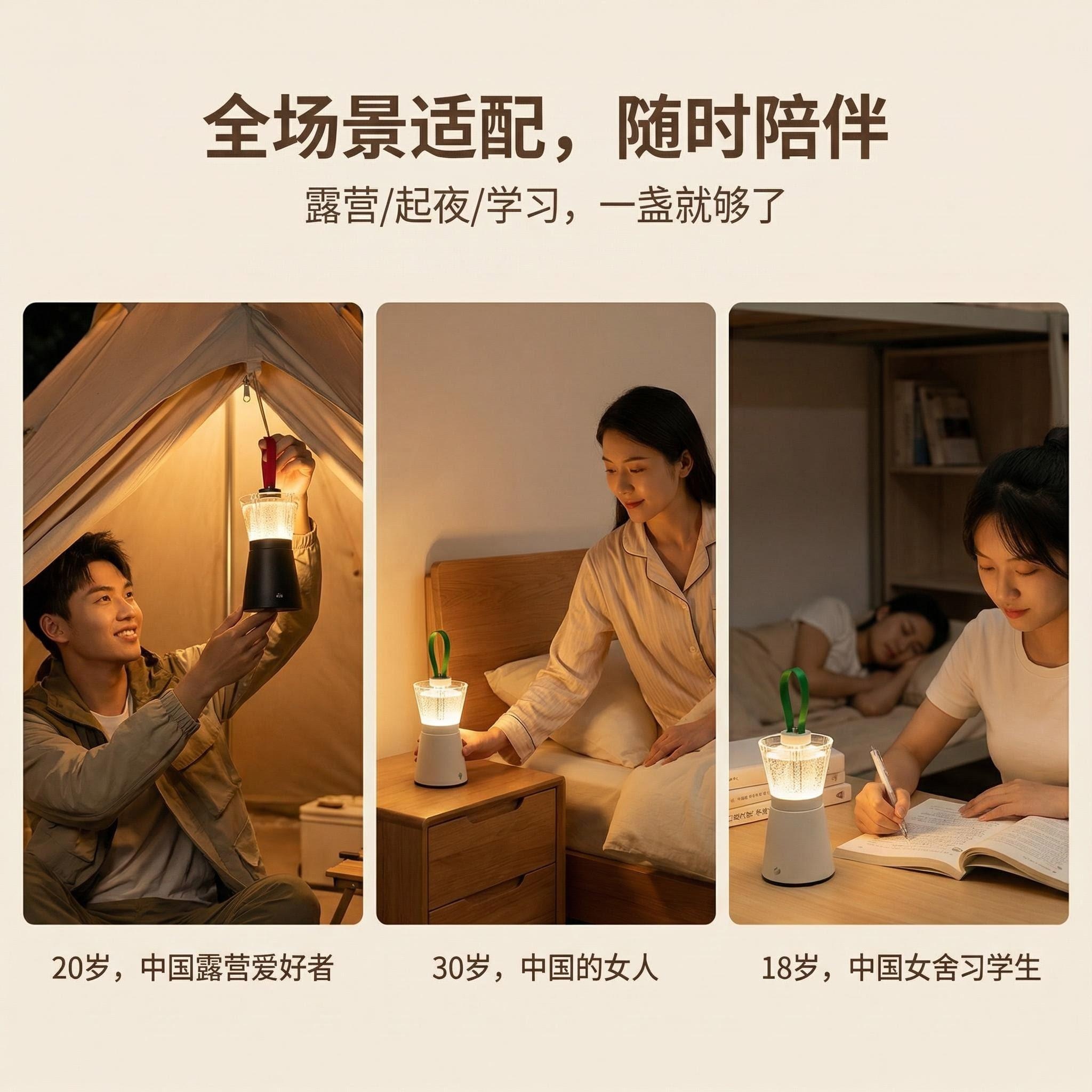 JL Jilian's 2026 new camping night lights are available for order starting from 24 pieces details Picture