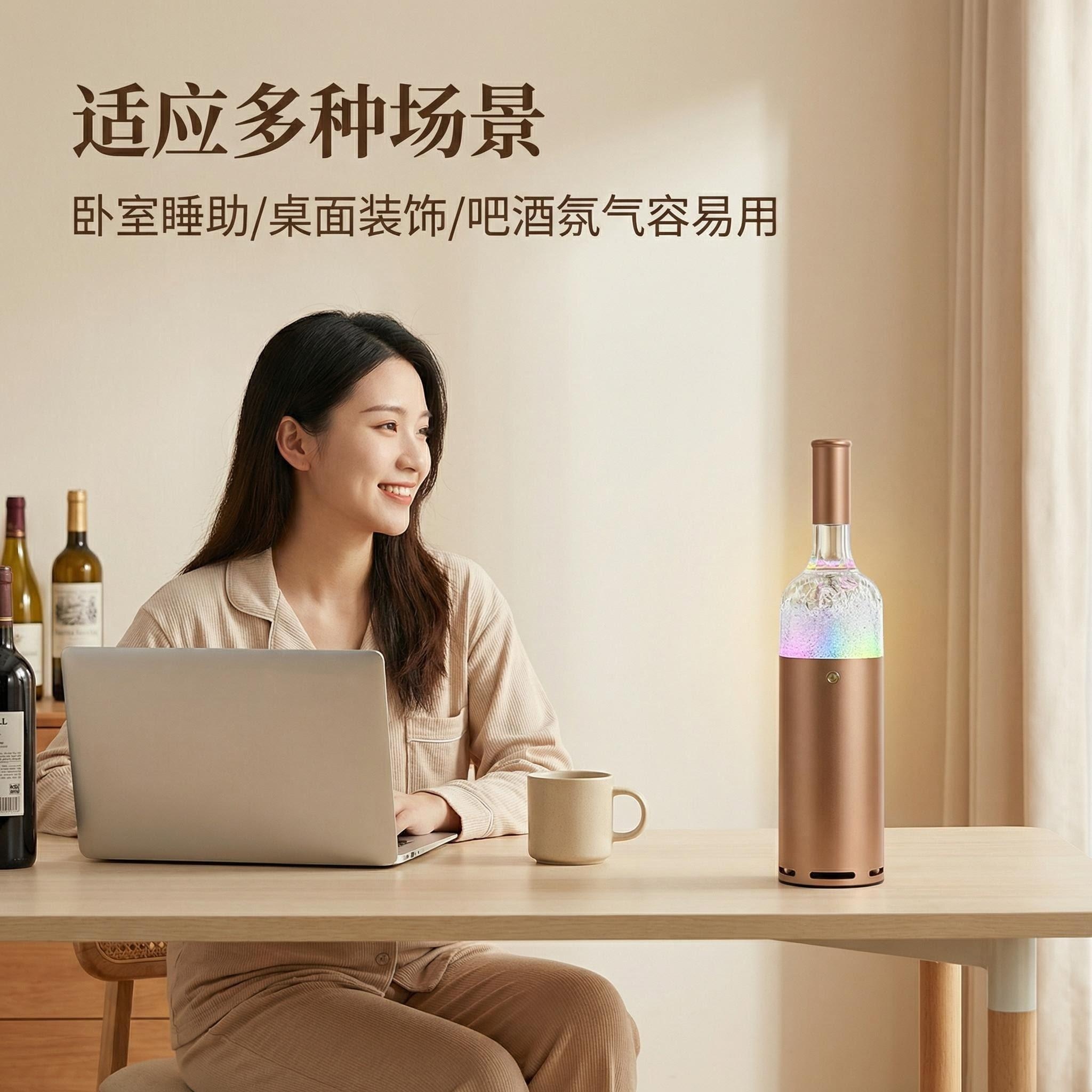 The 2026 new creative lighting fixtures, audio equipment, wine bottle lamps, and glass products are all popular online details Picture