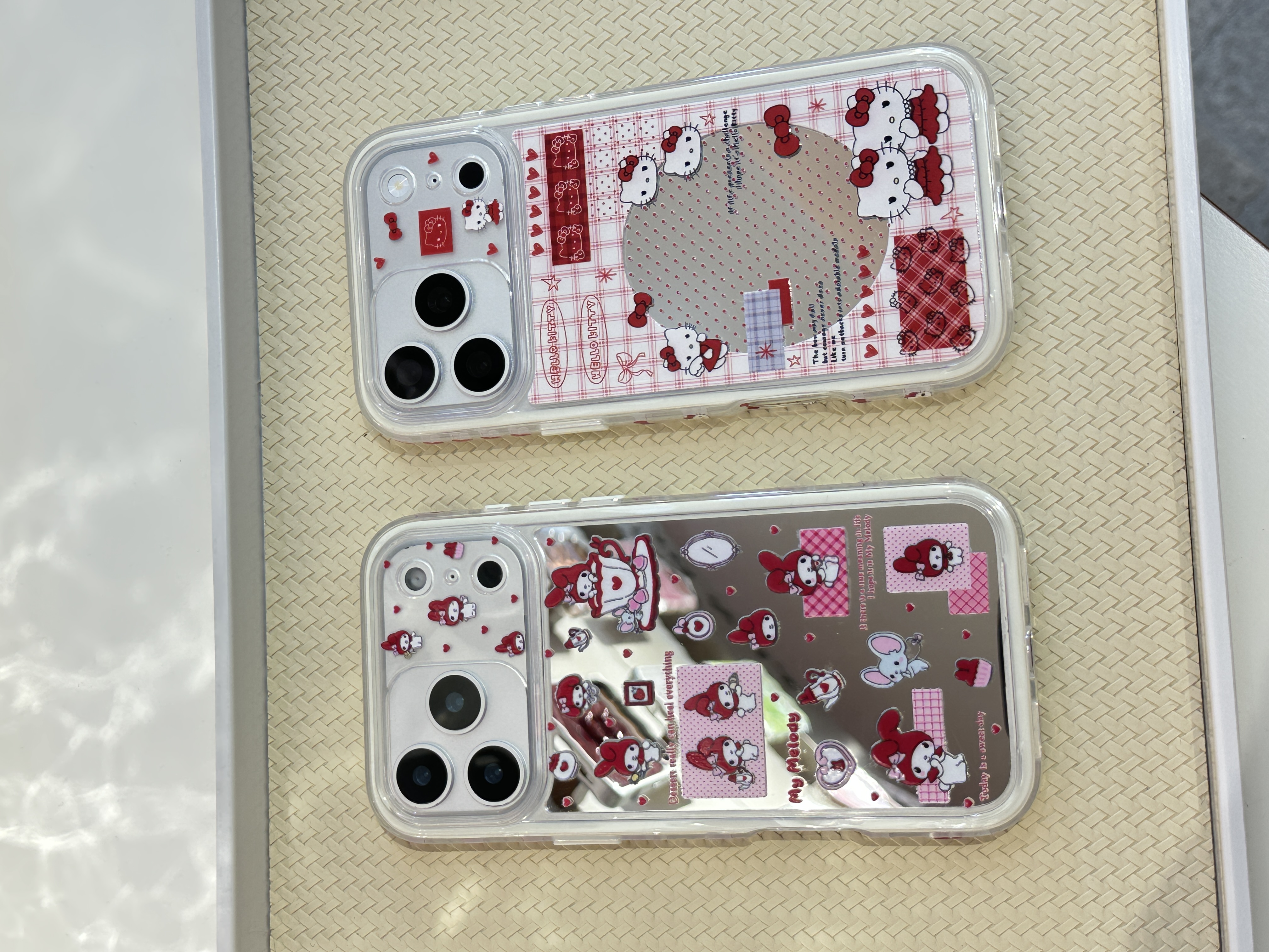 Hello Kitty My Melody双款硅胶手机壳手机链翻盖苹果17保护套