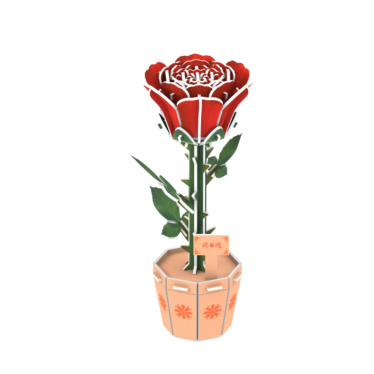 Children's educational puzzle toys, everlasting flower bouquets, three-dimensional puzzles, promotional items, gifts Specification image