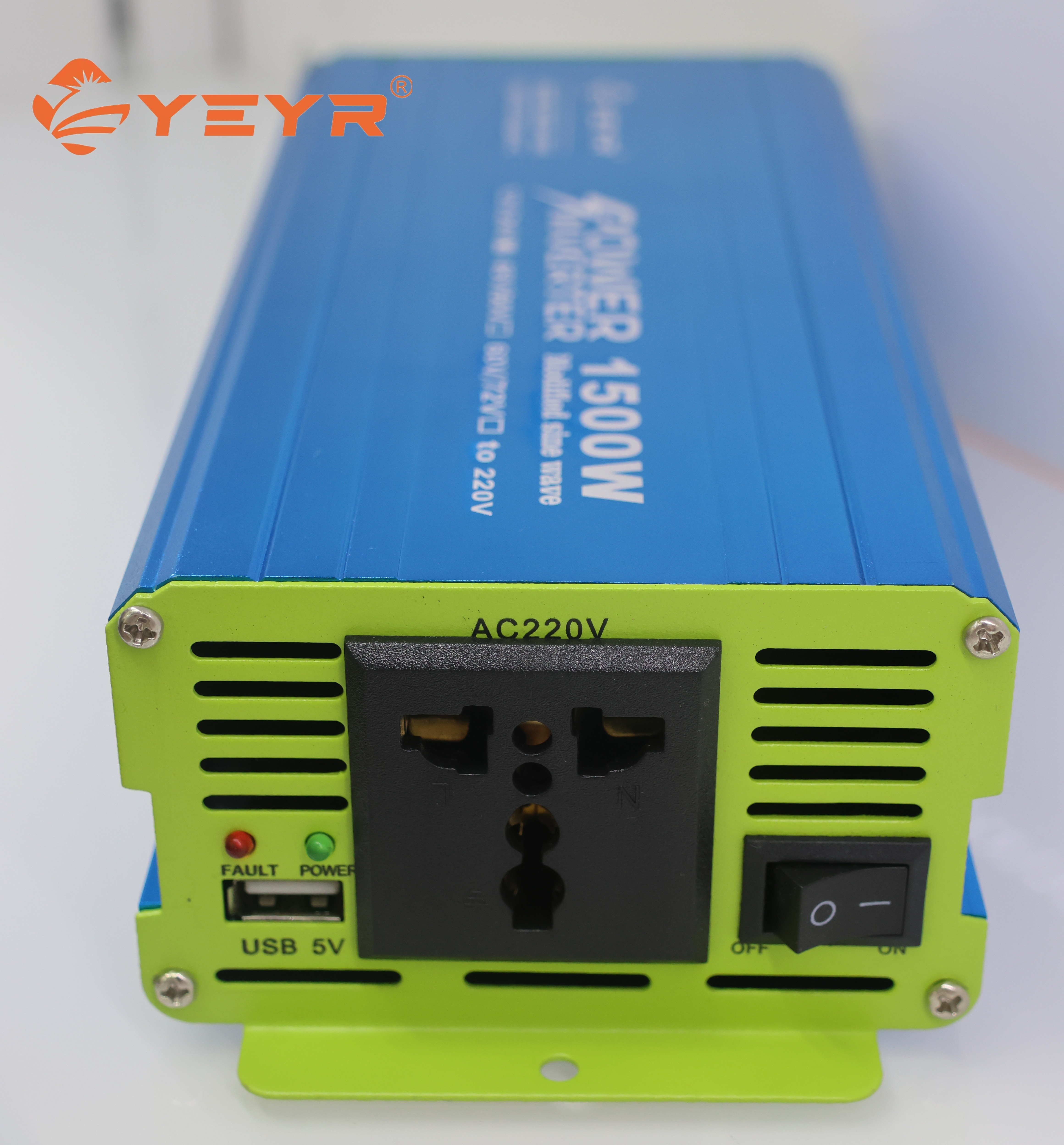 YEYR1500W blue power inverter 12V/24V-220V household photovoltaic inverter Specification image