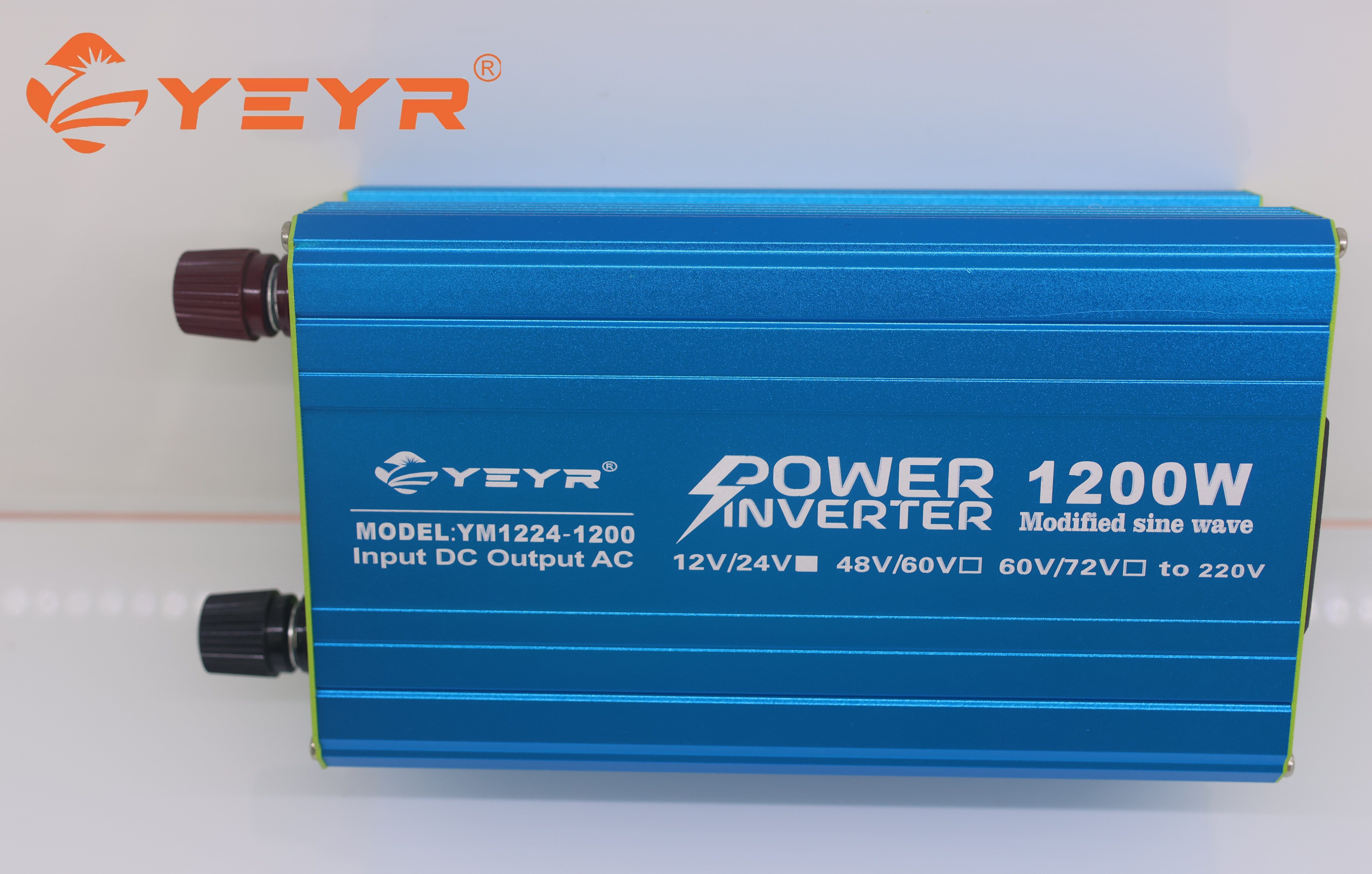 YEYR1200W blue power inverter 12V/24V-220V household photovoltaic inverter