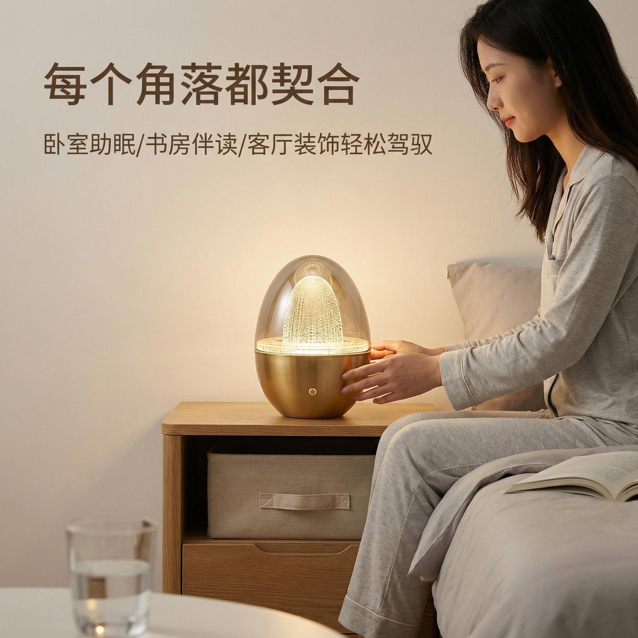 JL LAMP Jilian Lighting 2026 New Model Starlight Eggshell Table Lamp Decoration details Picture