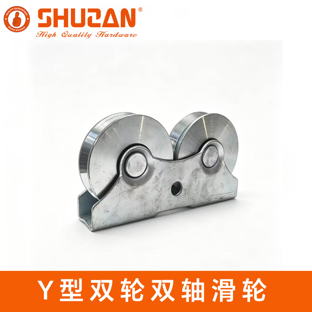 Metal pulleys, aluminum pulley sliding door pulleys, silent, smooth and durable Specification image