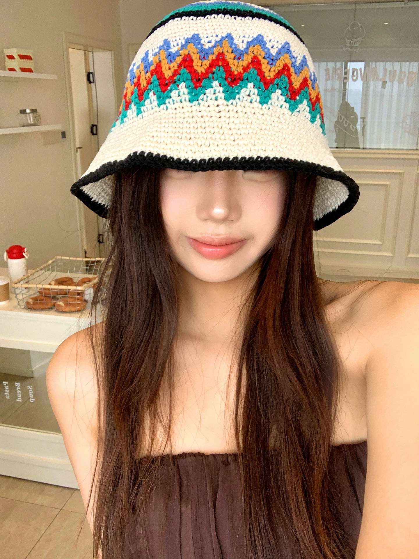 Dopamine-colored knitted fisherman hat for women Spring 2026 new style, fashionable and versatile basin hat, face-enhancing small bucket hat Application Scenario