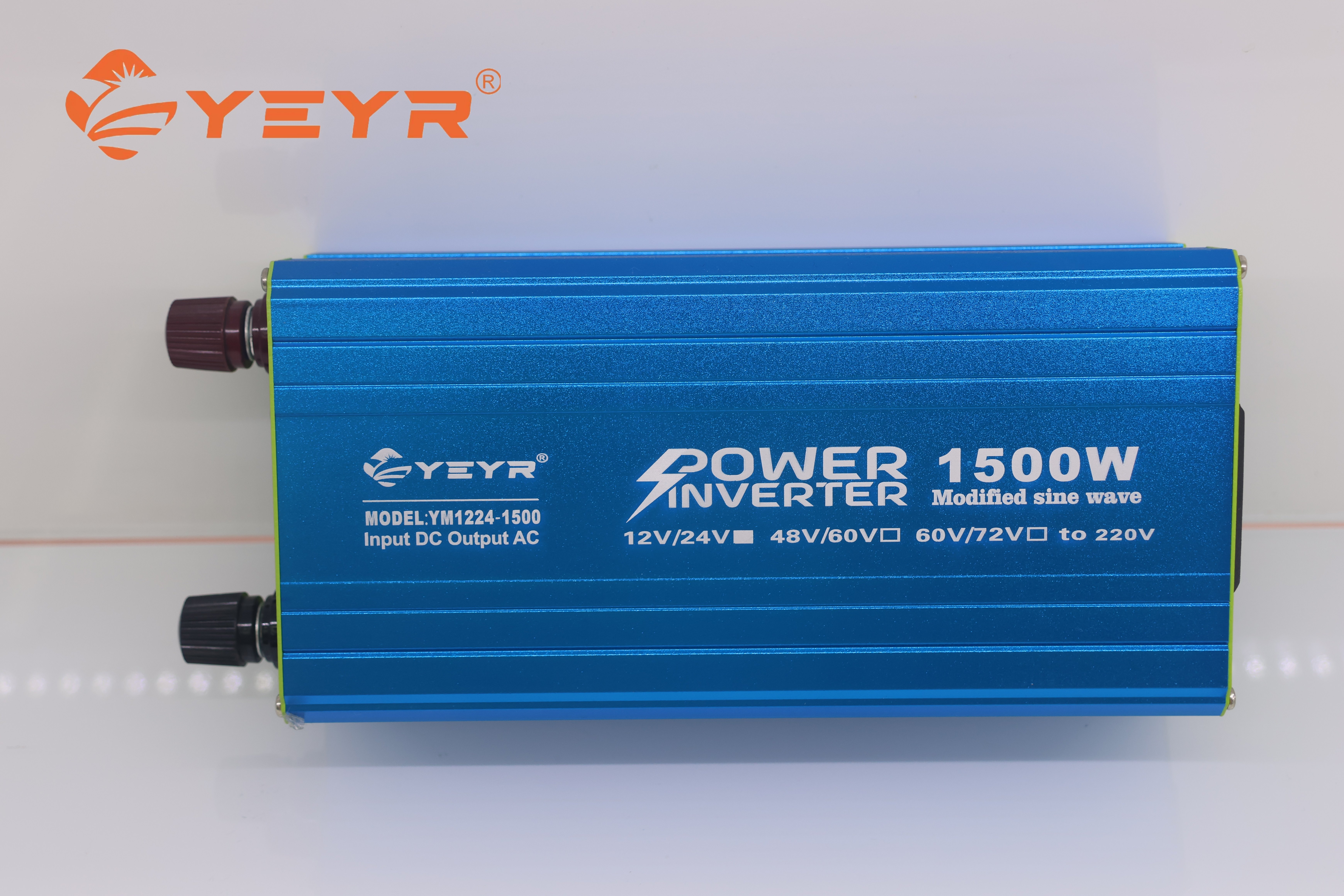 YEYR1500W blue power inverter 12V/24V-220V household photovoltaic inverter