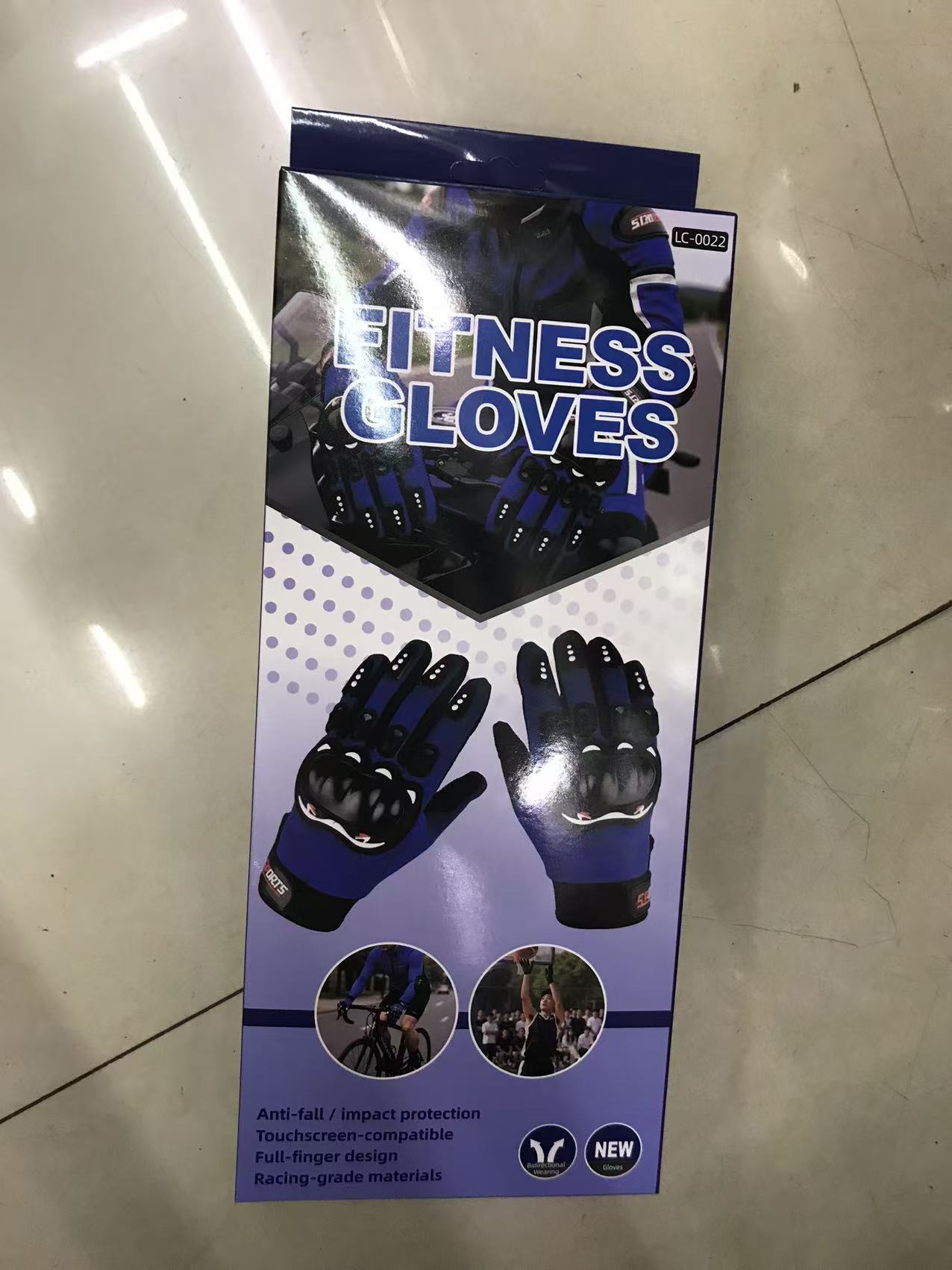机车摩托车钢壳半指骑行防滑手套男山地车自行运动健身手套防起茧