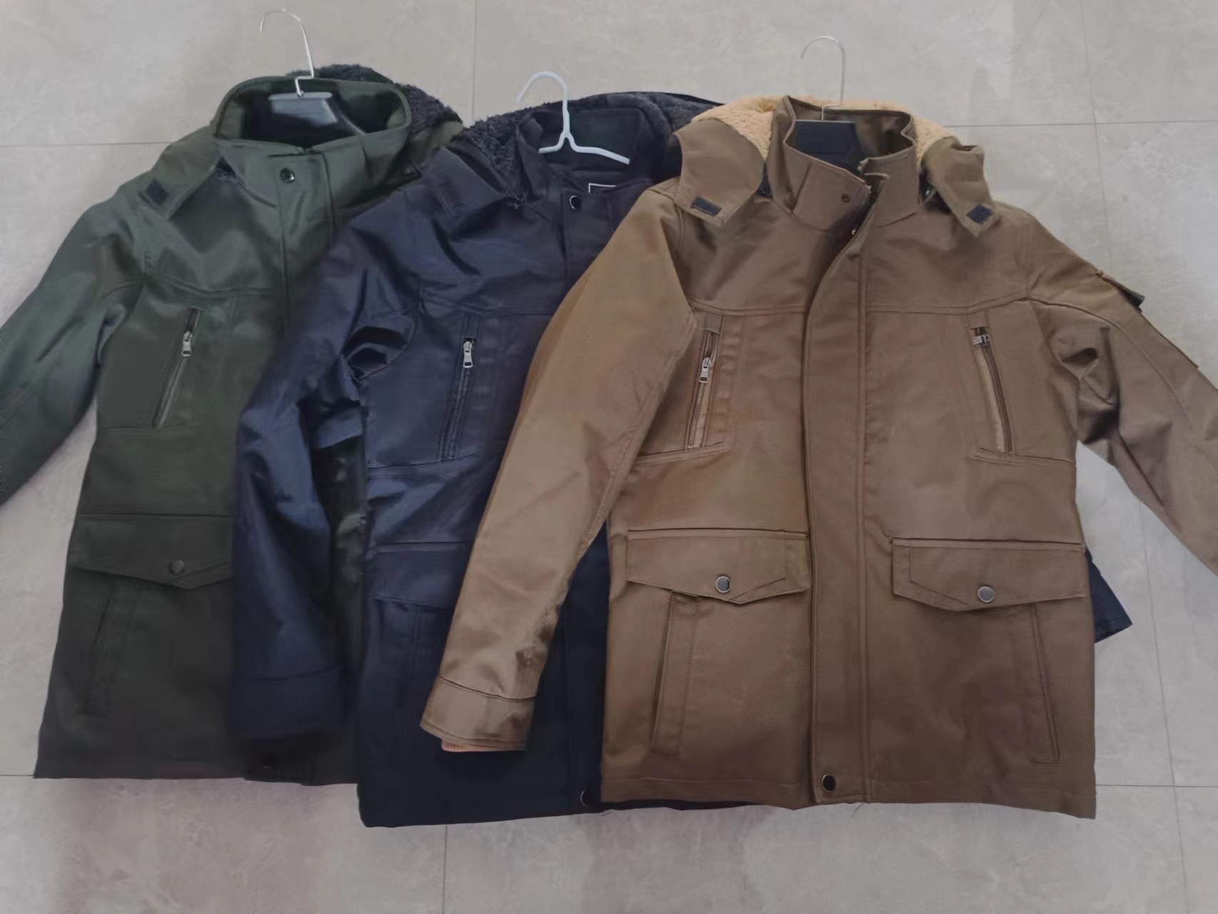 男士休闲加厚布衣产品图