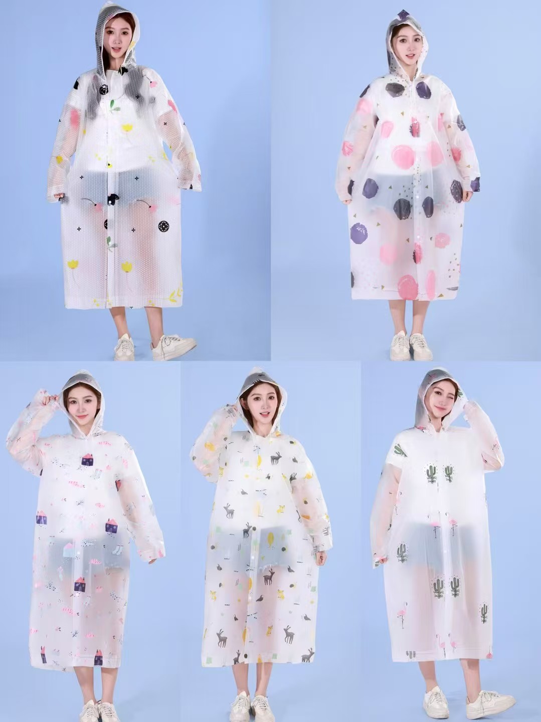 儿童雨衣女长款户外防雨雨披