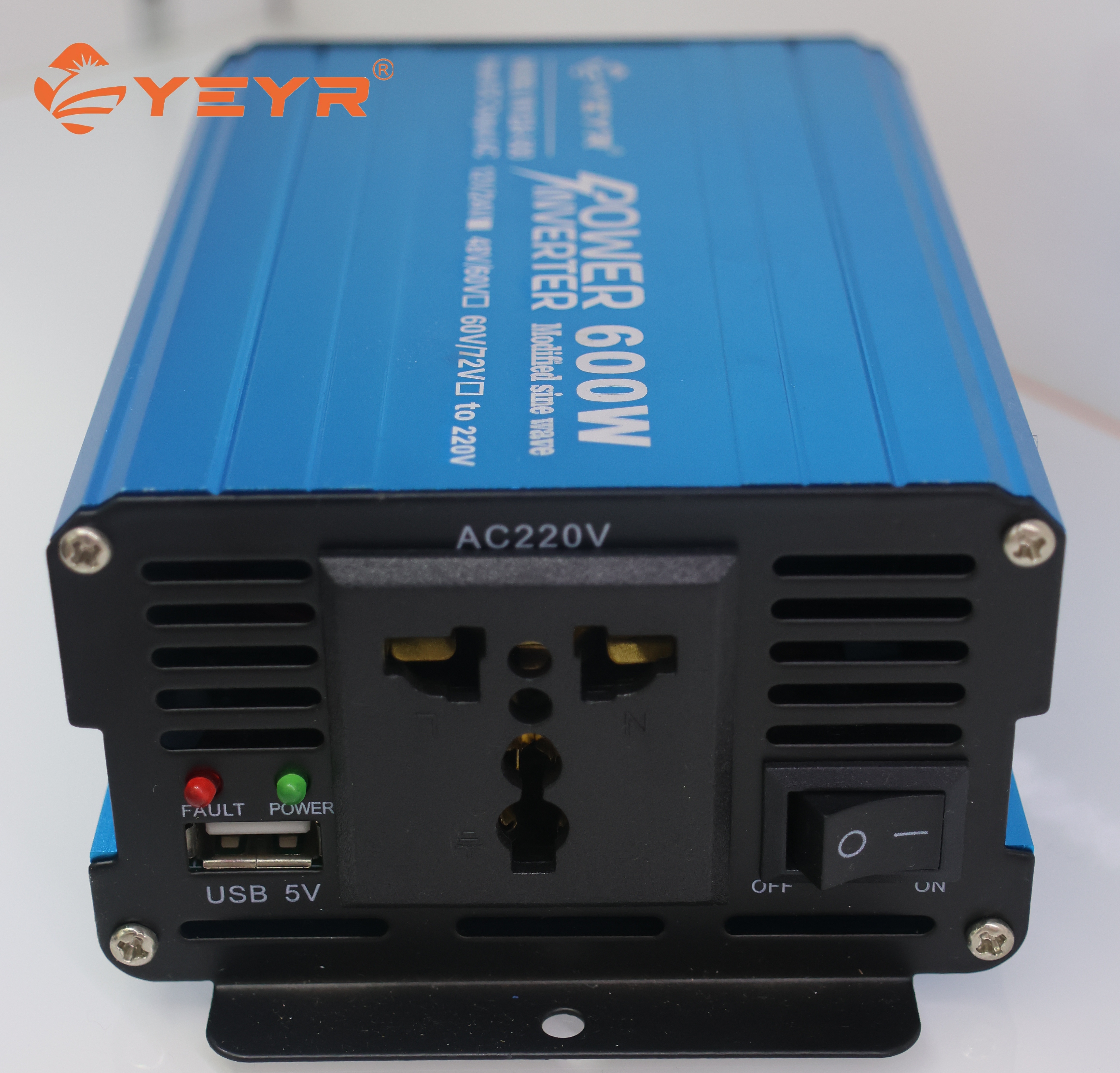 YEYR600W blue power inverter 12V/24V-220V household photovoltaic inverter Specification image