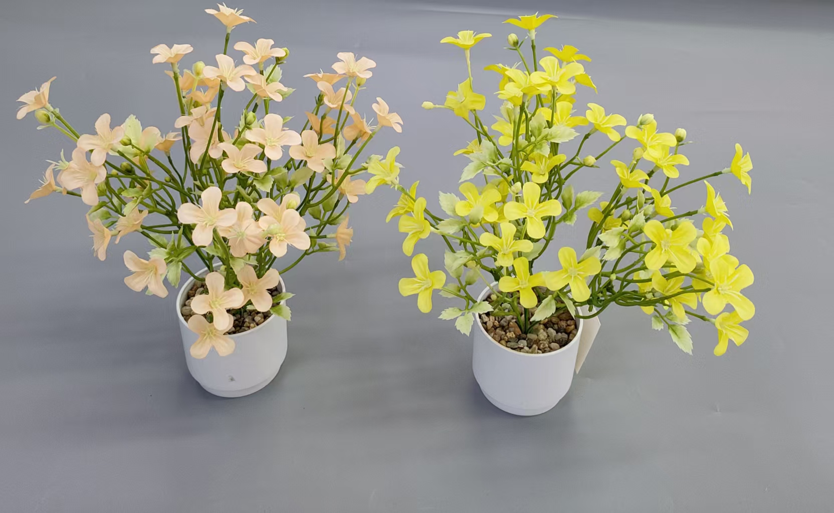 仿真花假花盆景塑料盆小野花装饰摆件品