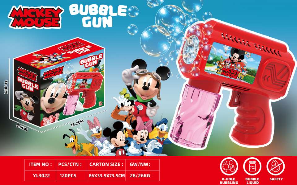 Bubble machine, children's summer outdoor leisure cartoon smoke bubble gun toy bubble toy traditional bubble machine detail image 5
